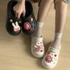 Cartoon Cute Hole Shoes, New Summer Products, Non-slip and Height-increasing Bag Head Cool Slippers