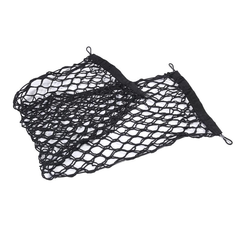 Для Mitsubishi Eclipse 2008, высокоэластичная двухслойная сетка, черный багажник автомобиля, двухслойная сетчатая сумка для хранения, сетка для автомобиля