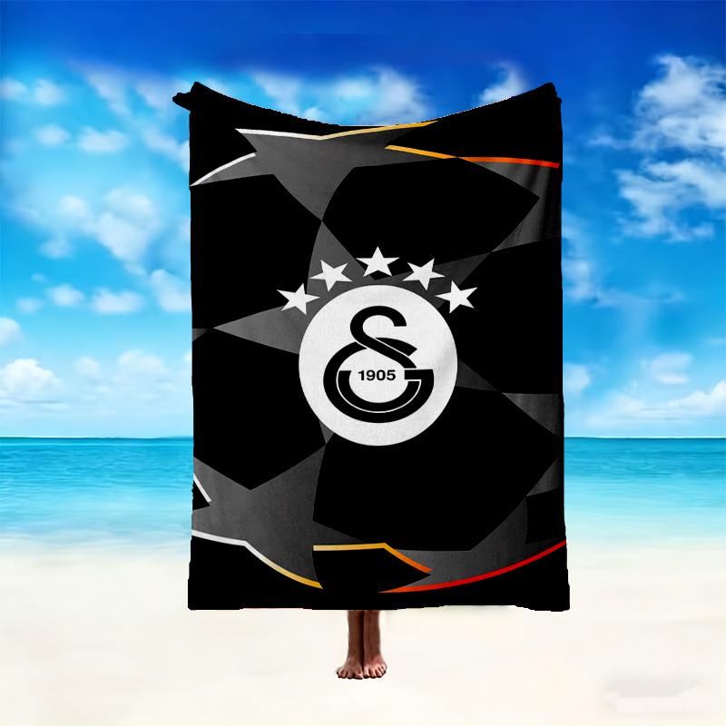 Galatasaray SK Pattern Blanket, Cozy Blanket for All-Season Comfort on Sofas, Beds, Office, Car, Camping and Travel