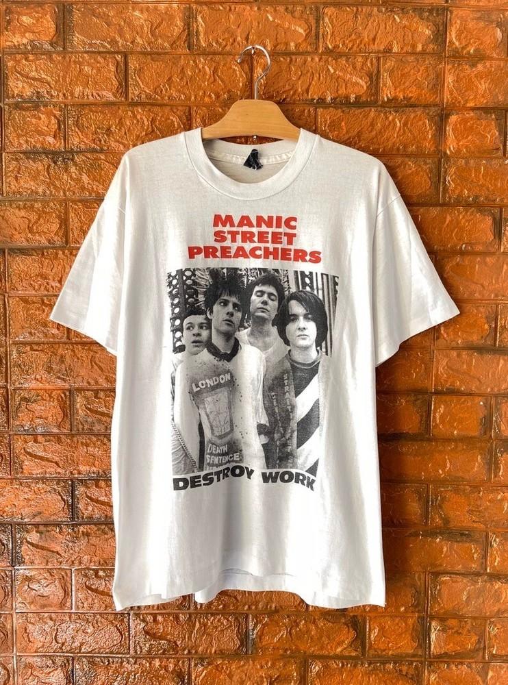 Винтажная футболка 90-х Manic Street Preachers Generation Terrorist 1992 Унисекс