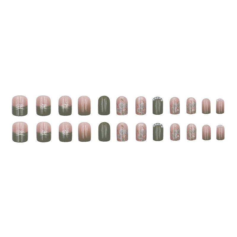 French Sweet Diamond Style Noble Lady, Cute Hot Girl, High-end Light Luxury Style Whitening And Wear-resistant Manicure