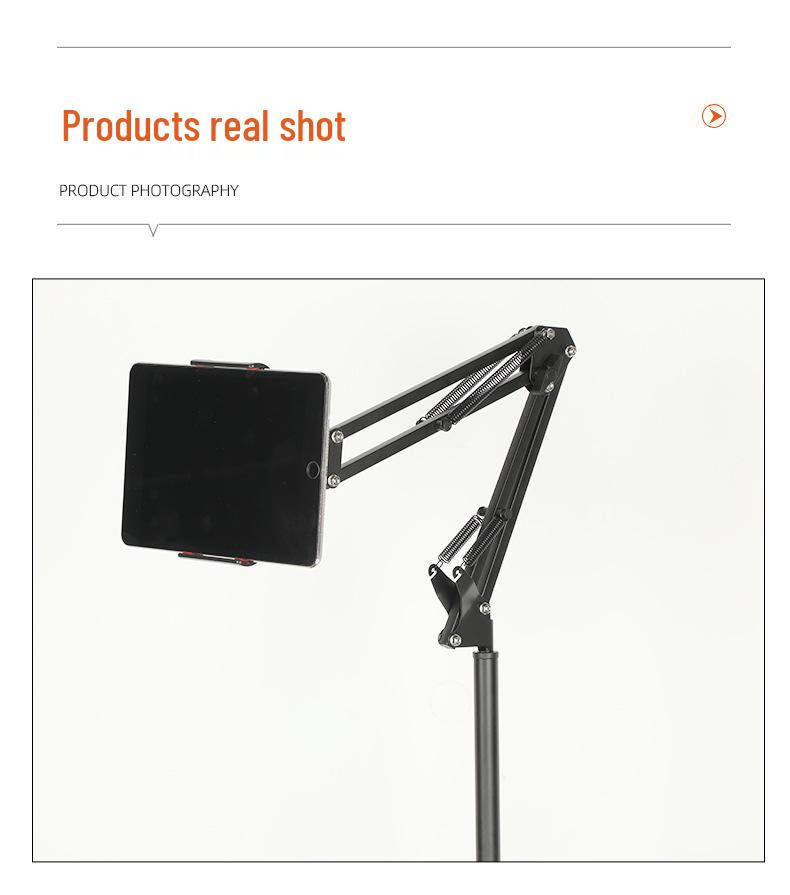 Adjustable Cantilever Mobile Holder: Portable Bedside & Floor Stand for Phones & Tablets
