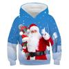 New Kid Hoodies Sweatshirt Boys Girls Christmas Printing Costume Children Clothing Family Party Santa Claus Kids Pullover Coats