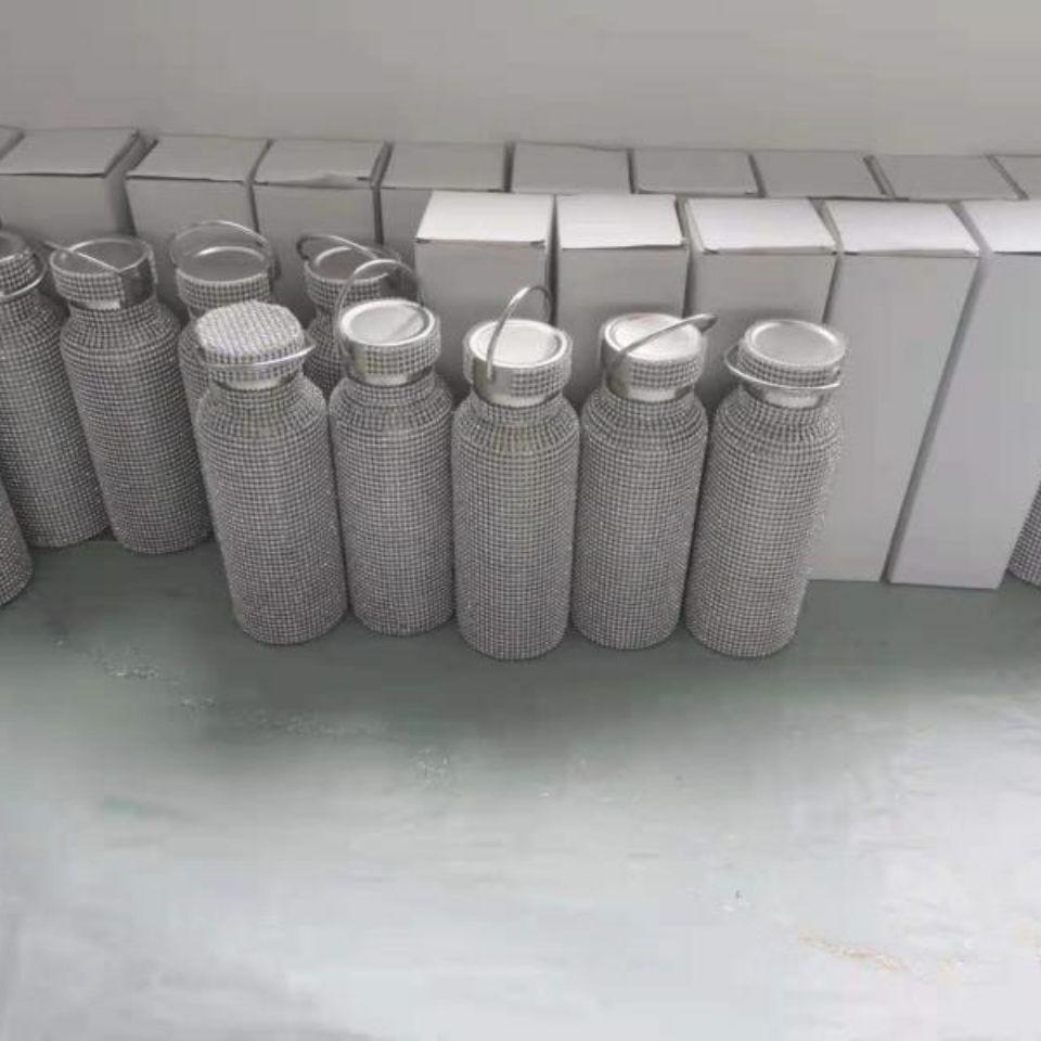 350 мл/500 мл Алмазный термос с изоляцией и стразами, вакуумная чашка, колба из нержавеющей стали, чайник для питья