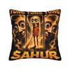 Tung Tung Tung Sahur Brainrot Funny Pillow Case  Comfy Pillow Cover Kawaii Pillowcases For Sofa Home Decoration