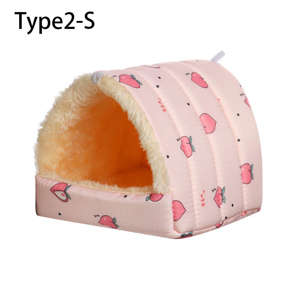 Cage Comfortable Rabbit Squirrel Guinea Pig Nest Small Animal Sleeping Bed Warm Mat Hamster House