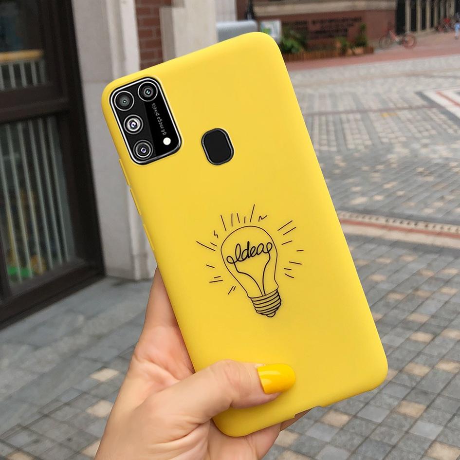For Phone Case Samsung Galaxy M31 Prime Cover Soft Silicone Cute Phone Back Cases For Samsung M31 SM-M315F F41 M 31 Bumper Shell