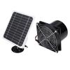 6.5 Inch Solar Powered Exhaust Fan 50W 12V ABS Monocrystalline Silicon Solar Panel Ventilation Fan
