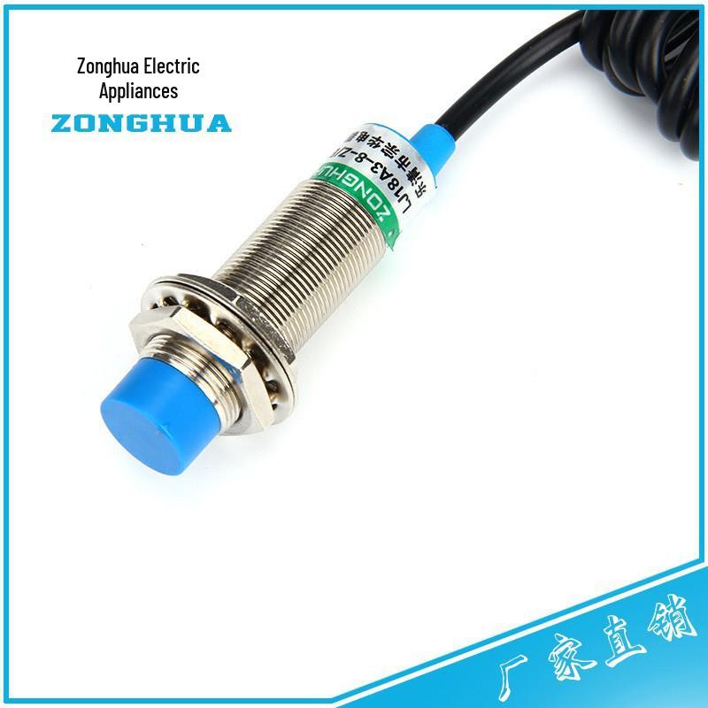 Metal Sensing Inductive Proximity Switch LJ18A3-8-Z/BX, 24V DC Three-Wire, Normally Open