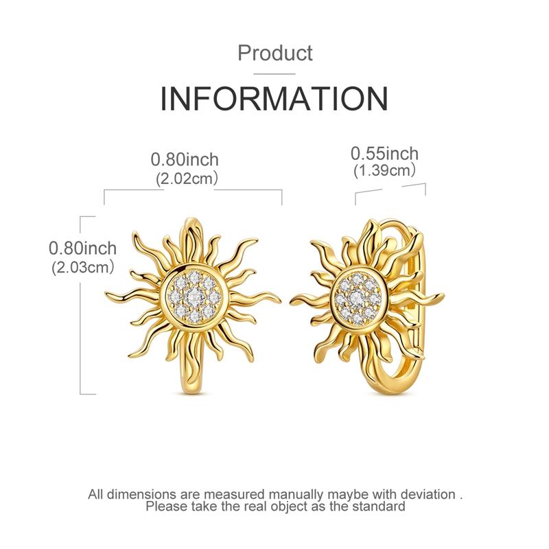 Original 925 Sterling Silver Hoop Earrings Turquoise Cross Earring Gold Bowknot Iris Peach Pink Heart Earring Jewelry For Women