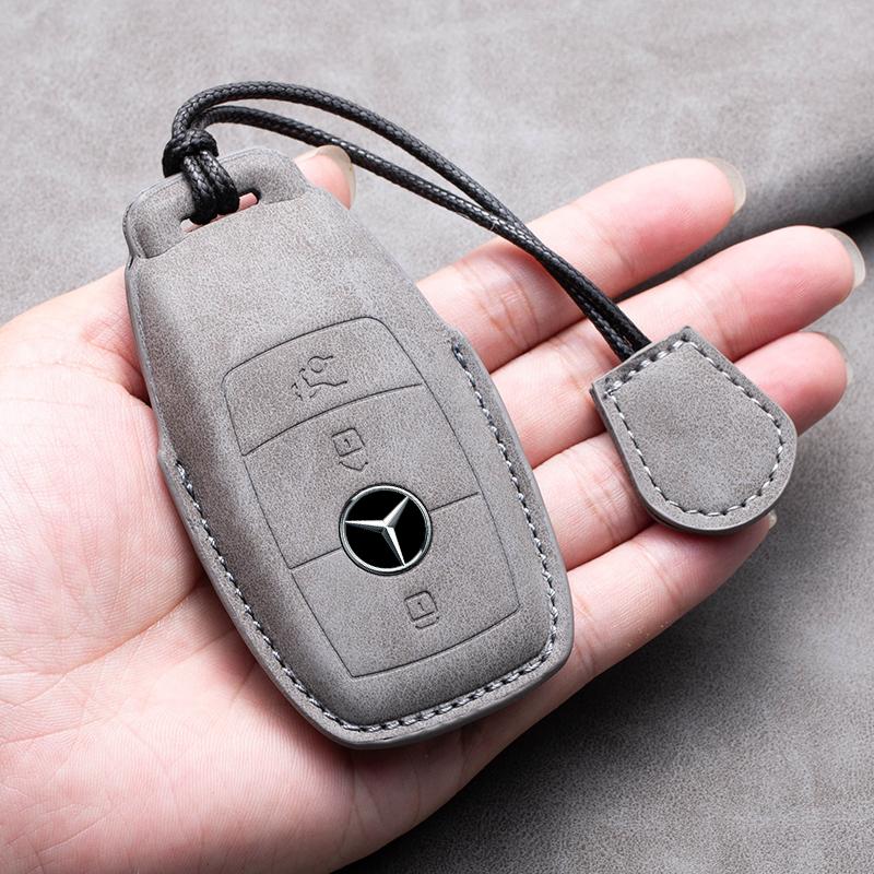 Car Key Case Cover For Mercedes Benz A C E S G Class GLC CLE CLA GLB GLS W177 W205 W213 W222 AMG W206 W223 S350 C260 C300 S400