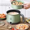 1.8L Electric Hot Pot with Steamer Hotpot Ramen Cooker Rice Cooker Mini Cooking Machine for Kitchen Home Office
