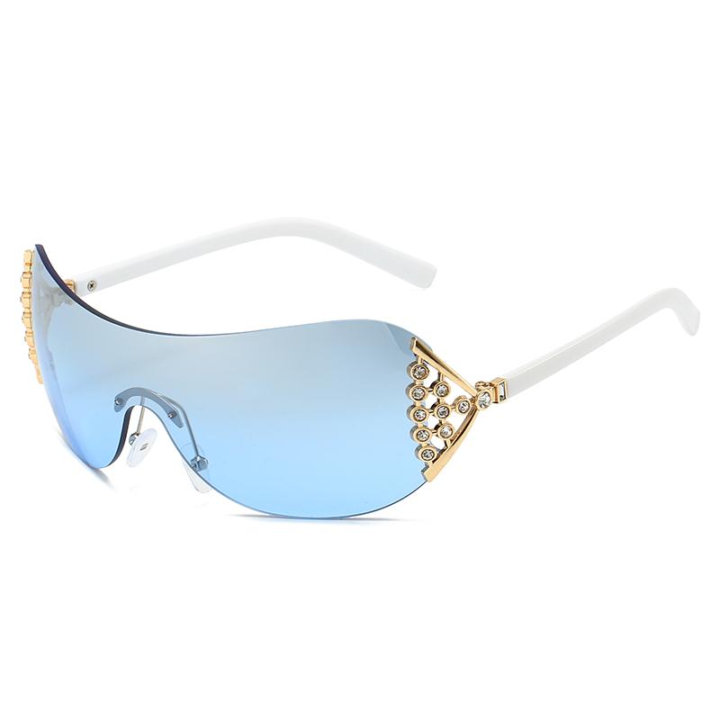 Очки с поляризованным светом Безободковые Панк Солнцезащитные очки Женские Мужские Технологичный стиль Брендовые Солнцезащитные очки Для улицы Женские Мужские Очки UV400