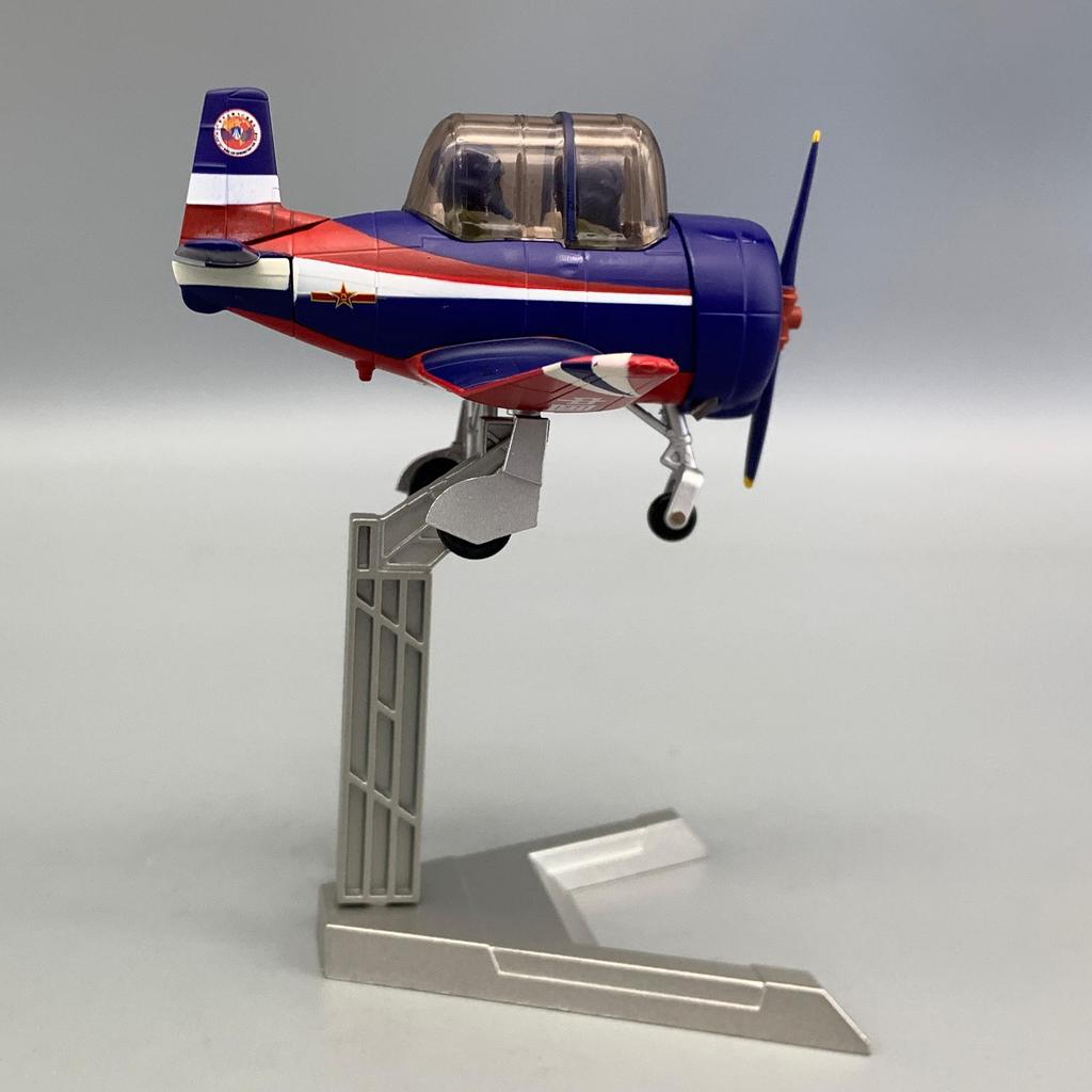 Выставочная модель самолета Q-Plane для начинающих 6 Модель самолета-инструктора Пластиковая имитация Военная миниатюра Материал из металлического сплава