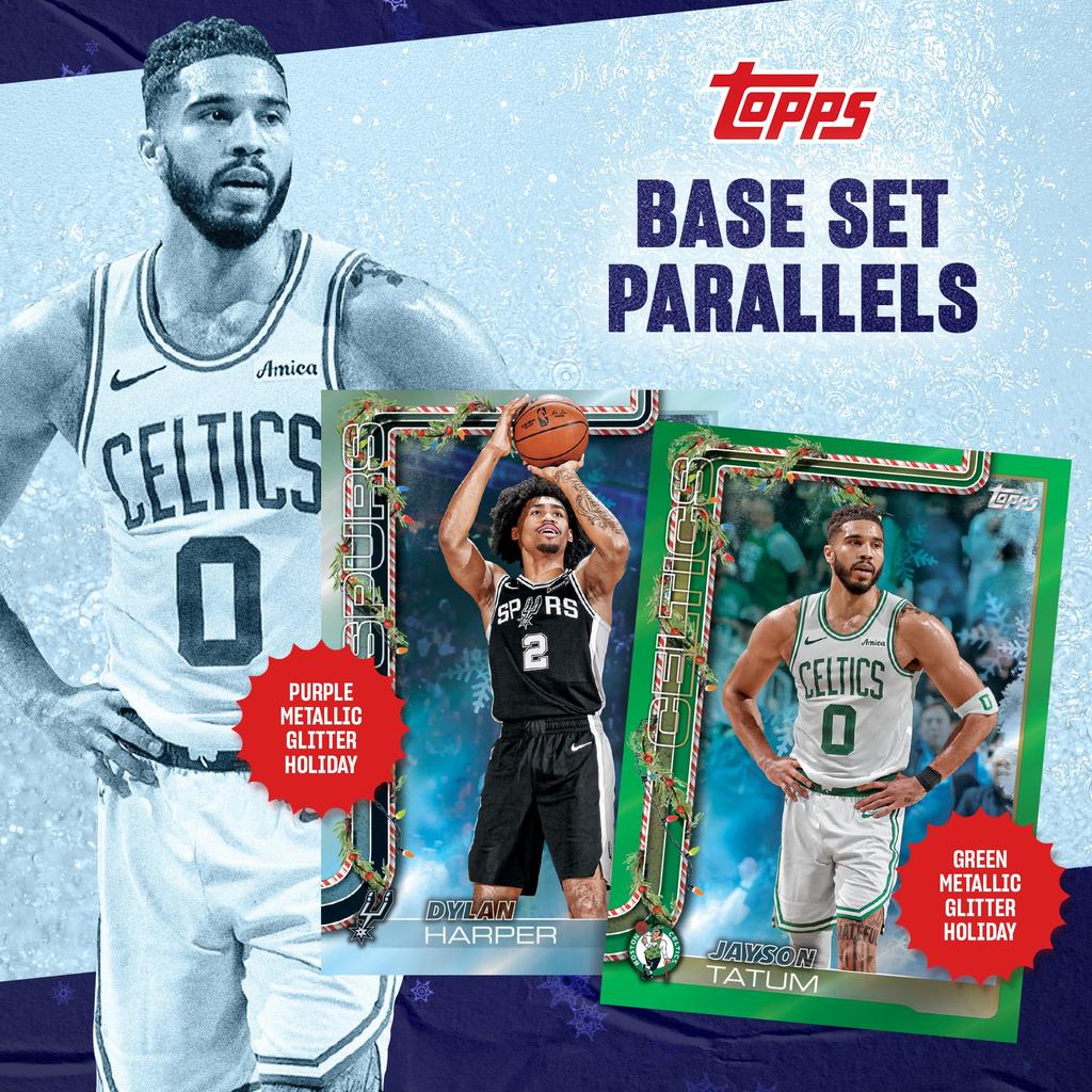 2025 Topps Holiday Basketball Factory Seal Mega Box - -