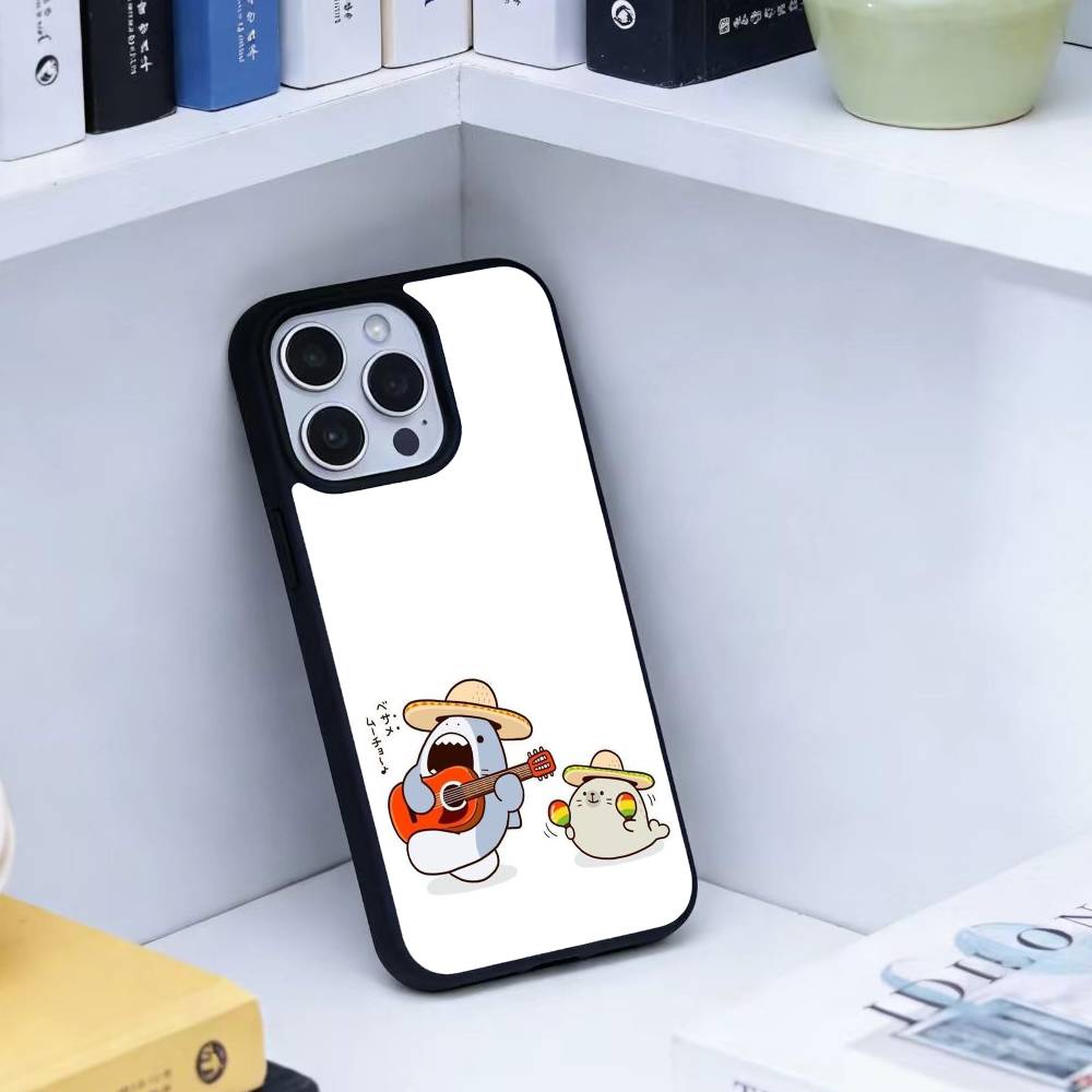 D-Милый чехол для телефона в виде акулы для iPhone 17,16,15,14,13,Pro,Max,Plus, Магнитный для беспроводной зарядки Magsafe