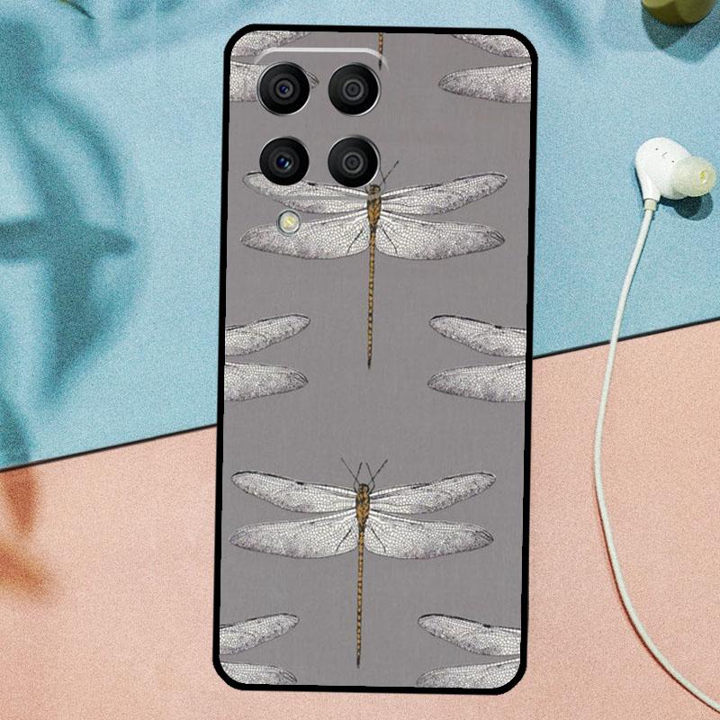 Цветочная Разноцветная Стрекоза Для Samsung Galaxy M21 M31 M11 M13 M33 M53 M16 M06 M12 M14 M15 M35 M55 M34 M54 M32 M52 Чехол