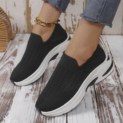 Туфли с одной педалью, новые женские туфли, ленивые женские туфли на толстой подошве, для отдыха и спорта, импортные повседневные туфли большого размера на толстой подошве с танкеткой