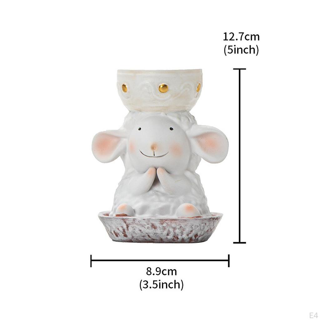 Подсвечник ручной работы из овечьей шкуры Berger, милый держатель для люстры, декоративная грязь на День святого Валентина