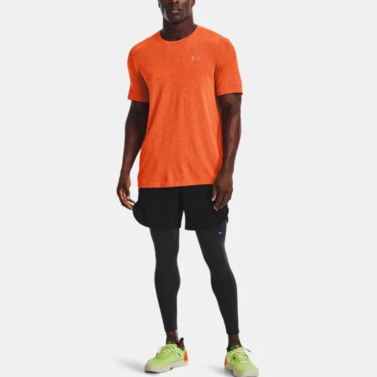 Under Armour Rush Solid Compression Workout Pants Men Pants Gray 1370315-010