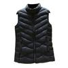 Women's Padded Vest Autumn Winter Ultra Light Zipper Closure Warm Sleeveless Jacket Slim Fit Windproof Stand-up Collar Waistcoat for Home Work