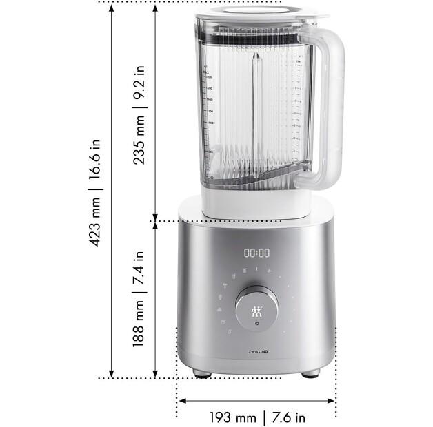 Stationary Blender Zwilling Enfinigy High-Performance Pro Silver (53001-000-0)