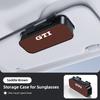 Valve Stems Caps Keychain Car Glasses Clip Sunglasses Box Sun Visor Eyeglasses Card Ticket Holder For Volkswagen VW RLine R Golf zw4