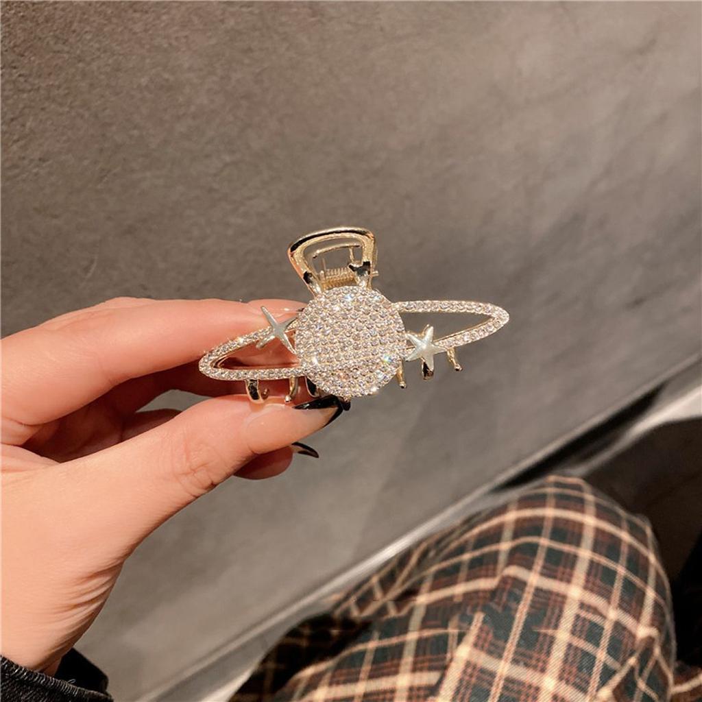 for Thick Hair Ponytail Clip Hair Crab Planet Pearl Claw Clip Korean Style Barrette Women Hair Clip