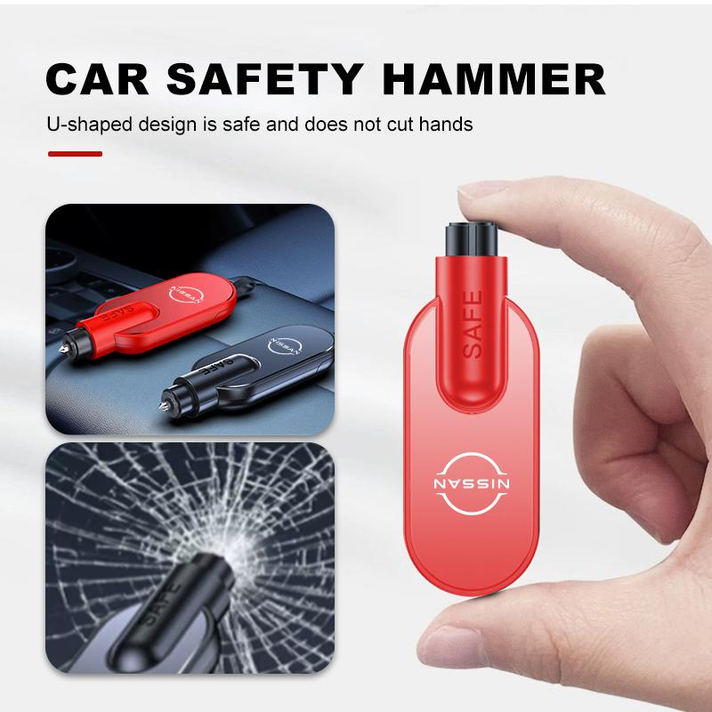 Car Safety Hammer Emergency Window Glass Breaker Rescue Tool For Nissan Sentra Altima Versa Maxima Murano Note Armada Pulsar