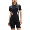 Body Competitive Short Sun Less Exposure [MEILONGER] Women's Swimsuit, Covering, Fitness, All-in-One, Swimwear, Sleeve, Sporty, Swimsuit, Women's,