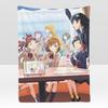 anime SScientific RRailgun Throw Soft Flannel Blanket for Bed Bedroom Sofa Picnic Throw Skinfriendly Breathable Gift Cover