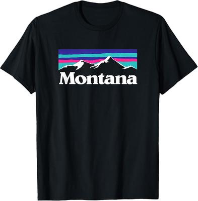 Графическая футболка Montana Vintage Mountain Outdoor