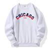 Чикаго 1892 Красный Синий Контрастный Дизайн Толстовка Унисекс Новинка Моды С Капюшоном О-Образным Вырезом Повседневная Одежда Настроить Свободные Толстовки