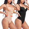 Women Seamless Thong Bodysuit Shapewear Tummy Control Waist Trainer Body Sculpting Shaper Invisible Slimming Underwear with Padded Bra