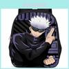 Прочный рюкзак большой вместимости 15 дюймов Jujutsu Kaisen для детей, легкий школьный рюкзак из ткани Оксфорд