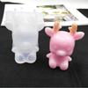 3D Рождественская Стереоскопическая Форма для Животного Оленя из Силикона Капля Кристалла Клей Мастика Украшение Торта Резина Силиконовая Форма для Литья