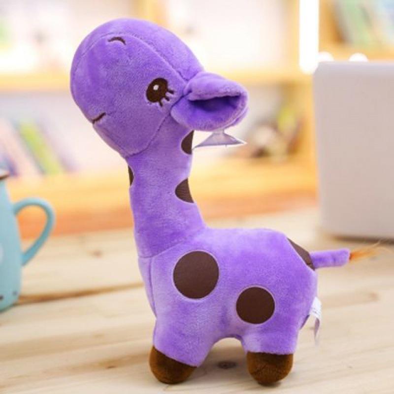 Плюшевая кукла-жираф Мультяшный мягкий оленёнок Подвеска Кукла Цвет Подарок на День Рождения Рождество для Детей