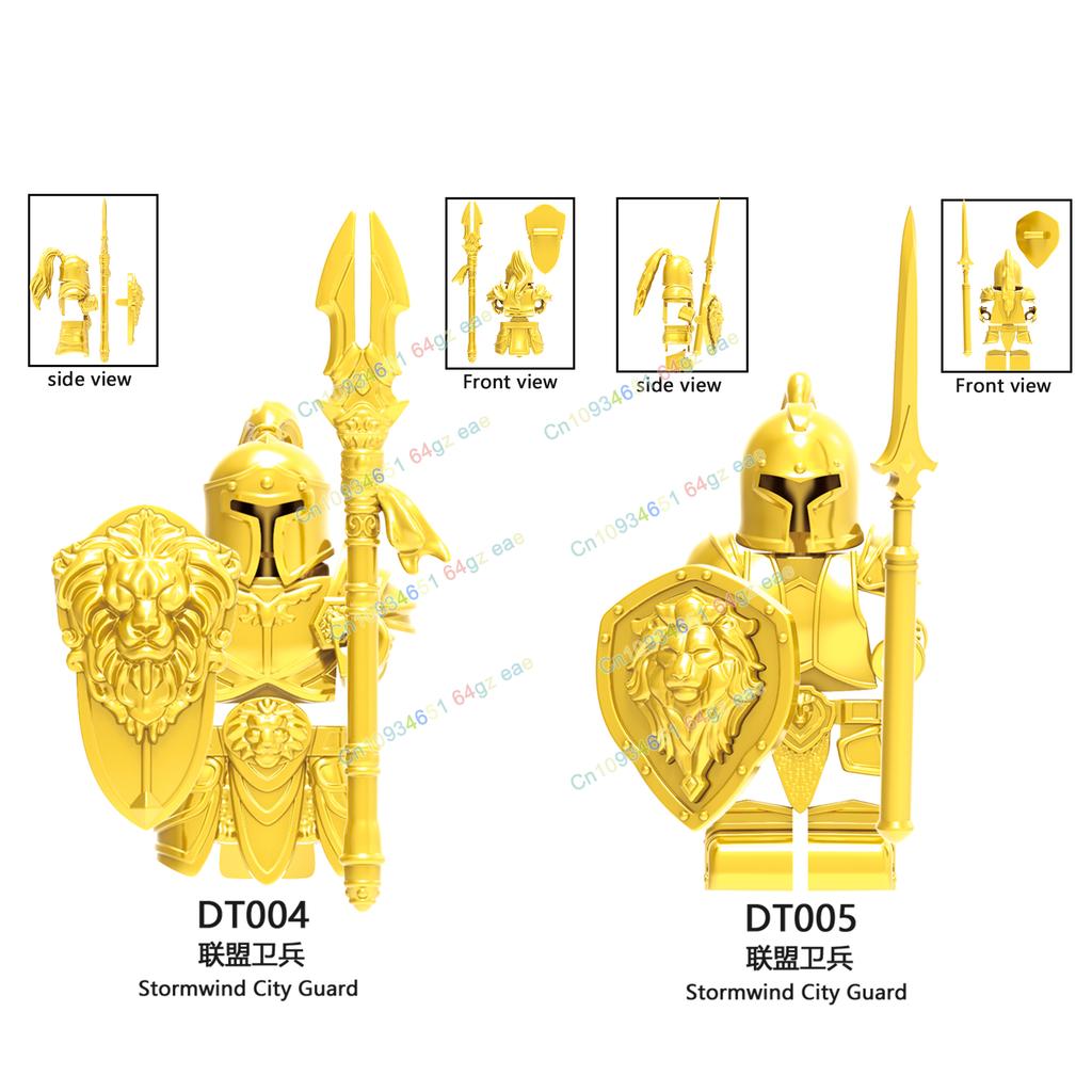 Фигурки Средневековья Рыцари Боевой конь Тяжелая кавалерия Воины Боевой конь Строительные блоки Кирпичики Игрушки Для детей подарок