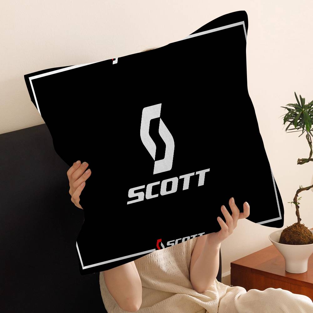 Подушка с логотипом S-Scott Bike для спальни и гостиной, декоративная наволочка для дивана