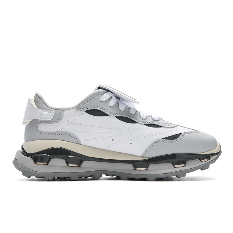 Fila KM2 Амортизирующие износостойкие легкие низкие повседневные кроссовки мужские белые серые F12M543119FWA