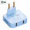 European Regulation 1 In 1 Rotary Plug Connector Germany France Russia Spain  Lightweight Universal EU Adapter Power Supply