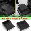 Для Tesla Новый Модель Y Juniper 2026 2025 Органайзер-коробка для хранения в центральной консоли Бокс подлокотника Лоток для очков и телефона Аксессуары