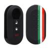 kwmobile Key Cover Fiat Lancia 3-Button Foldable Car Key Compatible