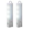 Comolife Magnetic LED Sensor Light, Set of 2, Indoor Motion Sensor, Footlight, Hallway, Stairs, Closet, Handheld Light, Disaster Preparedness, Power