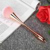 Rose Gold Powder Remover Manicure Brush  Home DIY Nail Art Auxiliary Cleaning