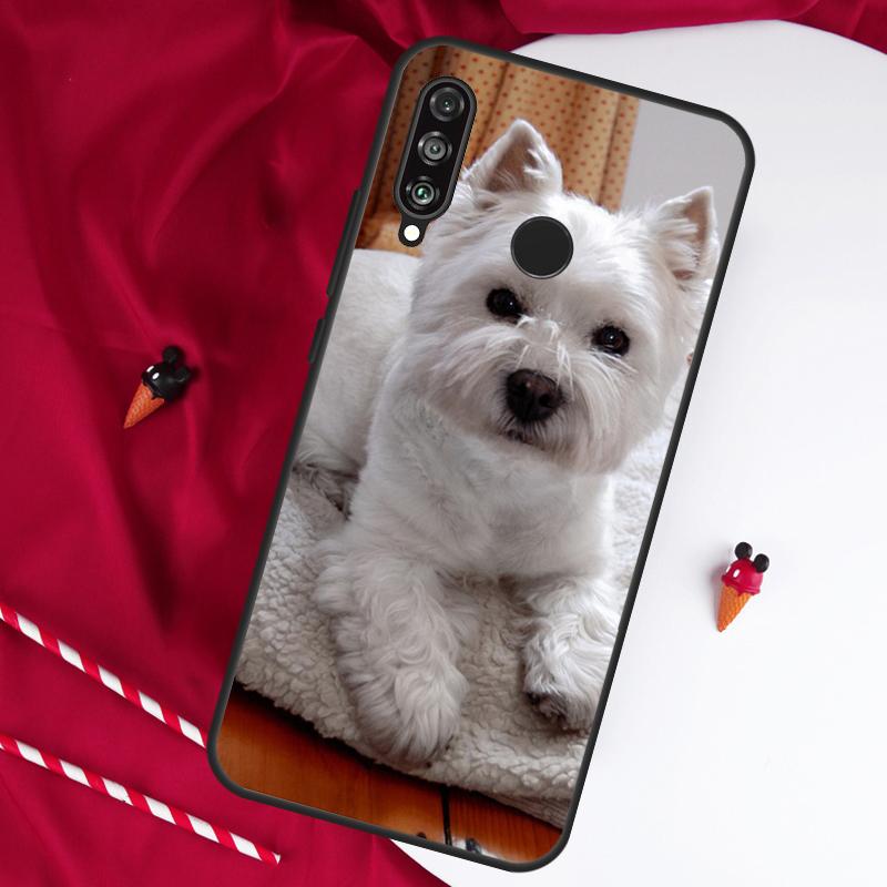 Westie Dog For Huawei Nova 12s 11i 12i 7i 8i Y73 Y70 Y90 Y60 Y72 Y61 Y91 9 10 SE P30 Pro P40 Lite Case