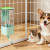 Dog Water Bowl Dispenser Cage Mounted Top Fill Bottle 49oz Spill-Proof Automatic Dog Water Bowl for Small Medium Sized Pets Cat