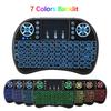 7 Color Wireless Keyboard I8 Russian /English Version 2.4GHz Air Mouse Touchpad Handheld for Android TV BOX Mini PC