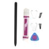 For Tab S8 Stylus Black Magnetic 4096 Pressure Level Precise Control Plastic Smart Pen with 5 Tips