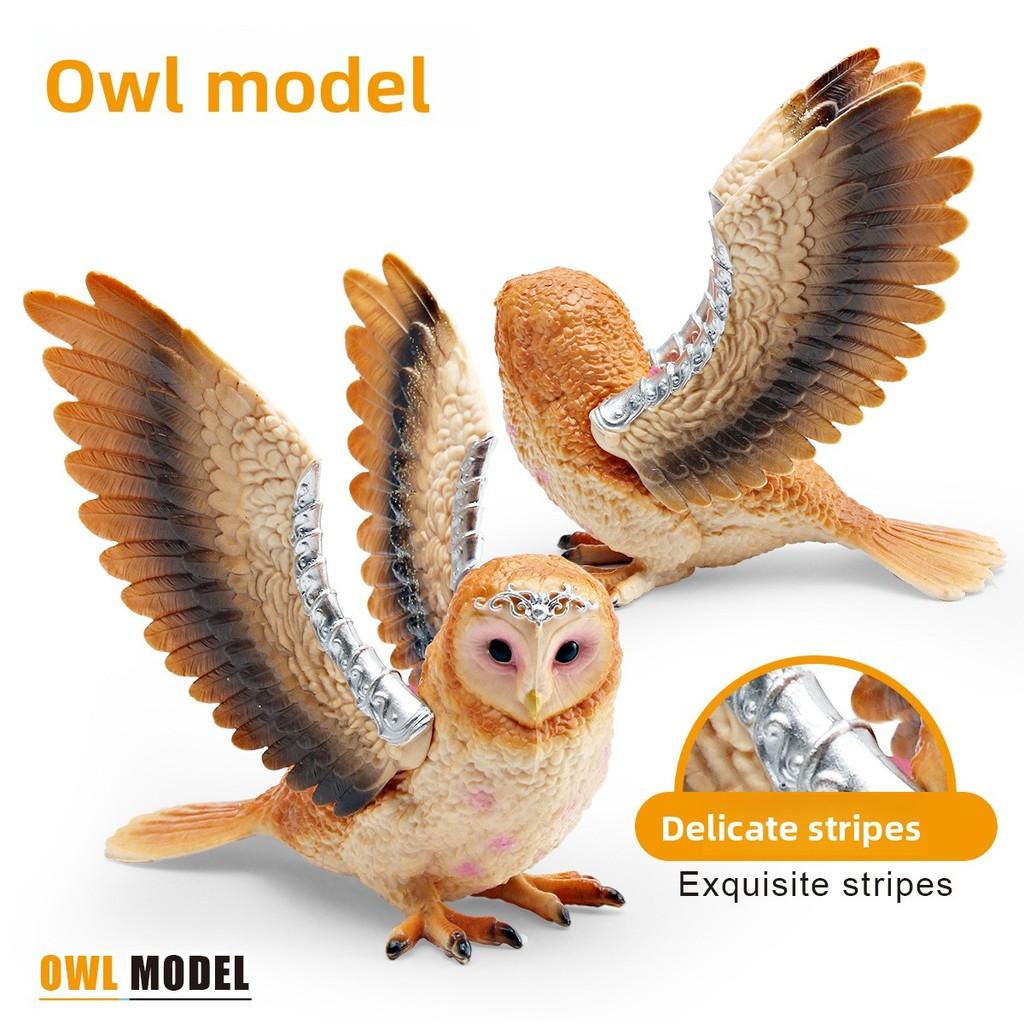 Realistic Owl Wildlife Animal Pvc Model For Kids Learning And Collecting